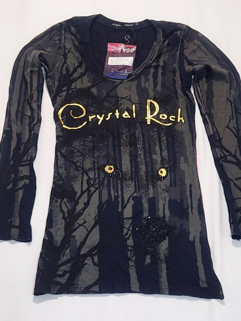 Crystal Rock Audigier Limited Red Riding Hood Tee S NWT